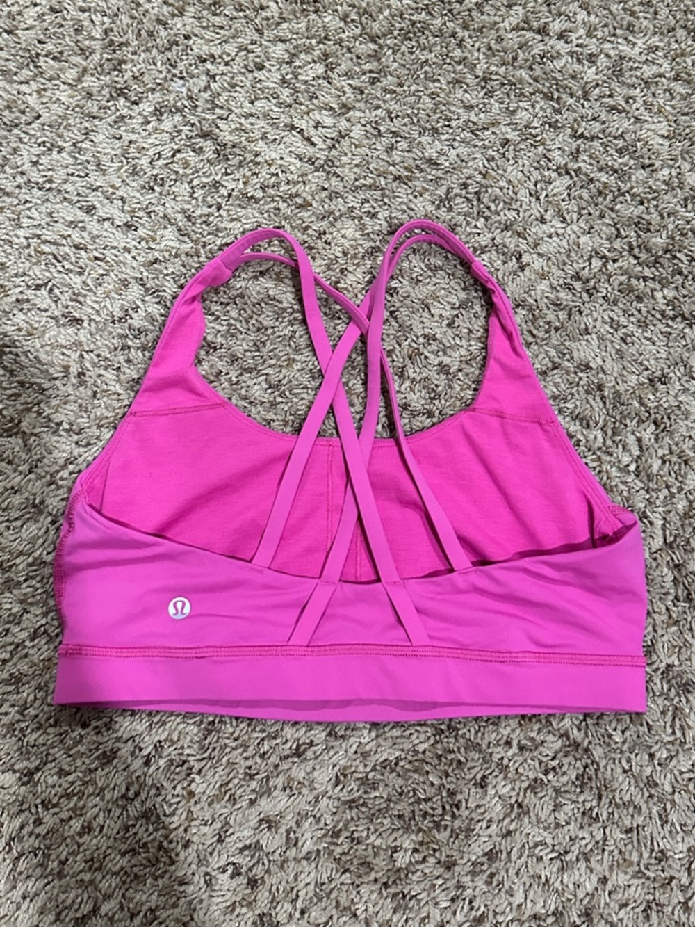 lululemon athletica Hot Pink Strappy Swim Bikini Top